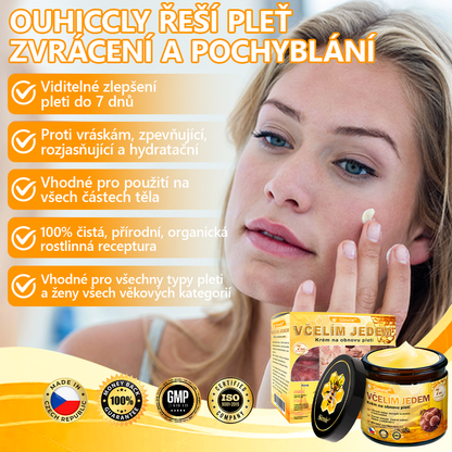 🌻 Sinvie® Krém na obnovu pleti s včelím jedem 🔥 Doporučeno dermatology | Proti vráskám, pigmentovým skvrnám a ochablé pleti - 50 ml