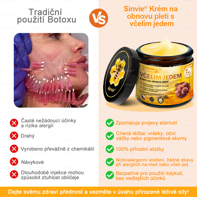 ⚡Sinvie® Krém na obnovu pleti s včelím jedem | 50 ml | Doporučeno Českou dermatovenerologickou společností