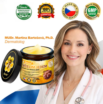 🌻 Sinvie® Krém na obnovu pleti s včelím jedem 🔥 Doporučeno dermatology | Proti vráskám, pigmentovým skvrnám a ochablé pleti - 50 ml